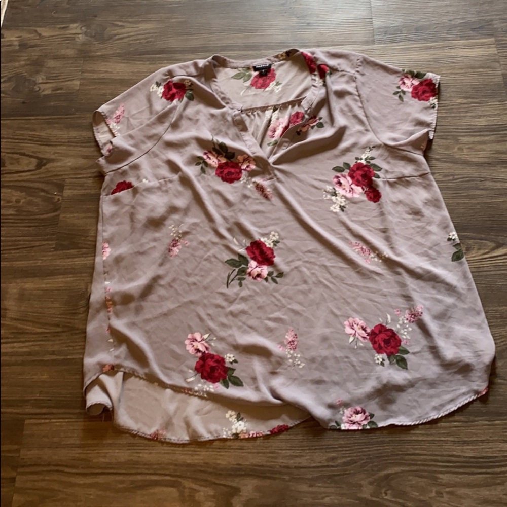 Gray torrid blouse
